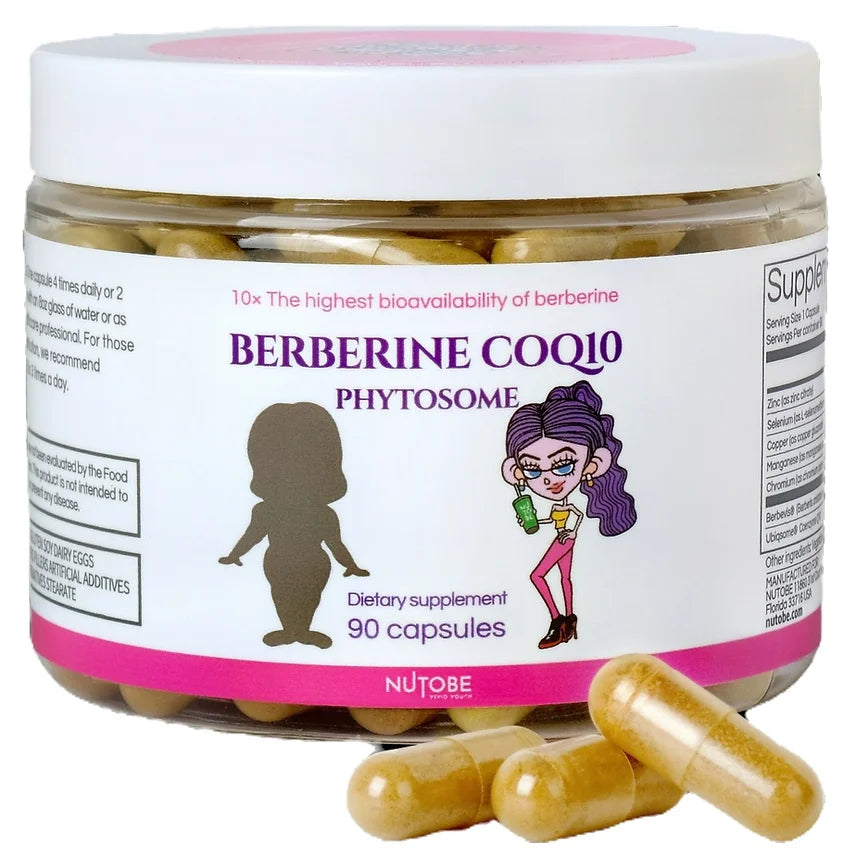 Berberine CoQ10 - Free Shipping in the USA, Buy 4 get 30% off, 90 Caps